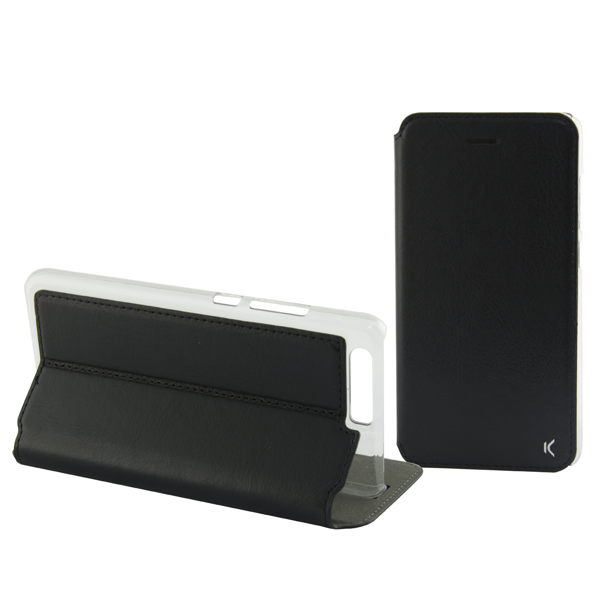 KSIX SLIM FOLIO CASE WITH STAND FOR HUAWEI P10 LITE BLACK