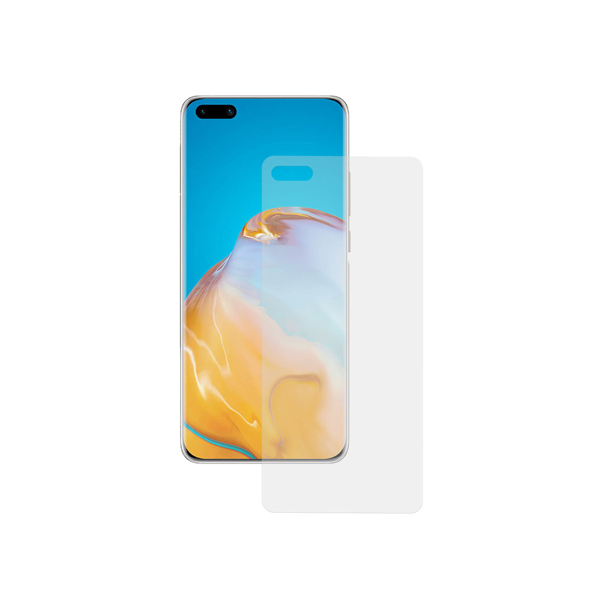 KSIX 3D PROTECTOR FOR HUAWEI P40 PRO 5G TEMPERED GLASS 9H WITH BLACK EDGE (1 UNIT)