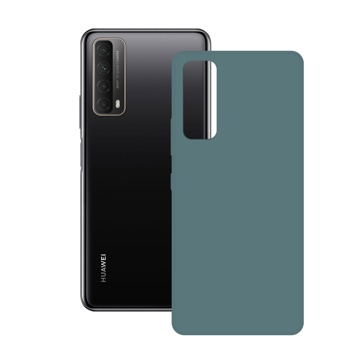 SILK CASE FOR HUAWEI PSMART 2021 KSIX GREEN