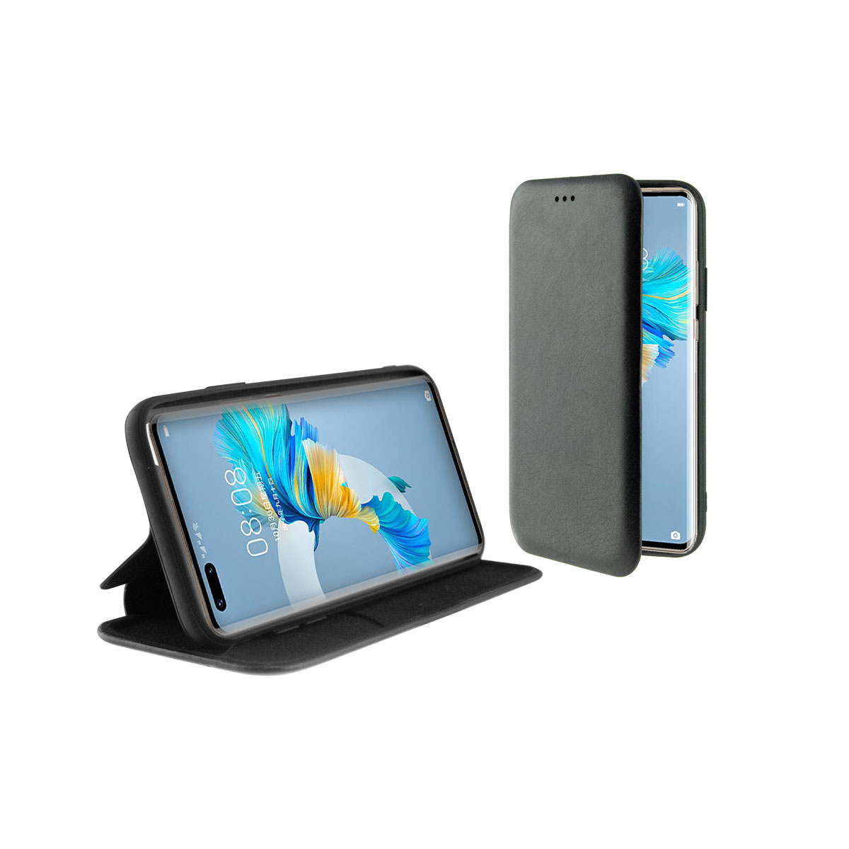 KSIX LITE FOLIO CASE WITH STANDING FOR HUAWEI MATE 40 PRO 5G PRO BLACK