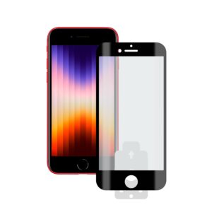 KSIX MACHINE 2.5D Protection TEMP GLASS 9H WITH EDGE IPHONE SE 2022, SE 2020, 8 and 7, Noir (1 U)