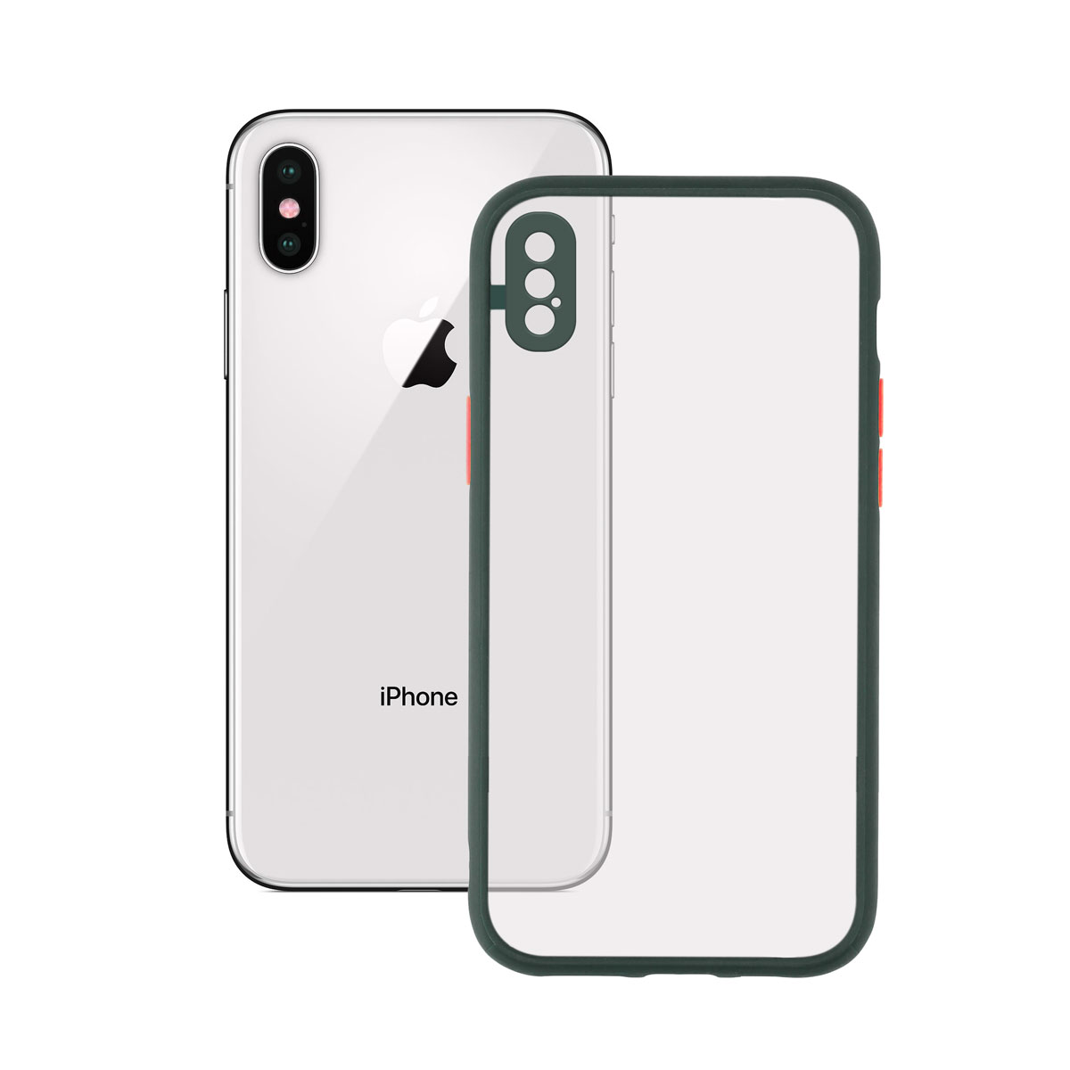 DUO SOFT Étui KSIX FOR IPHONE X, XS GREEN
