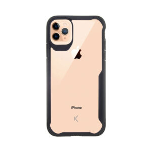KSIX Coque Flex TPU pour Iphone 11 Pro Transparent Black Transparent