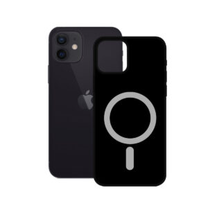 SOFT Étui FOR IPHONE 12 MINI MAGCHARGE KSIX Noir