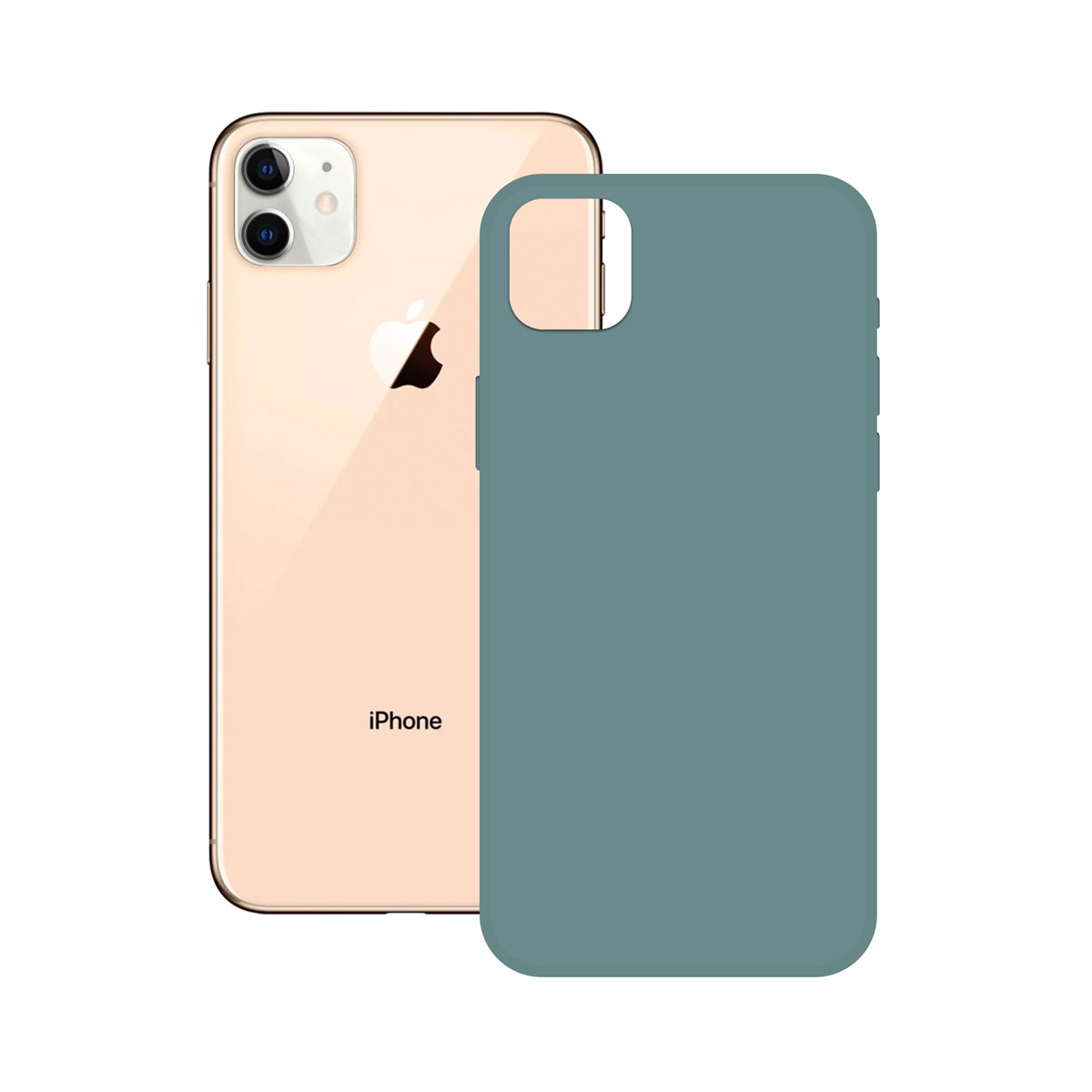 SOFT SILICONE Étui KSIX FOR IPHONE 12 PRO MAX GREEN