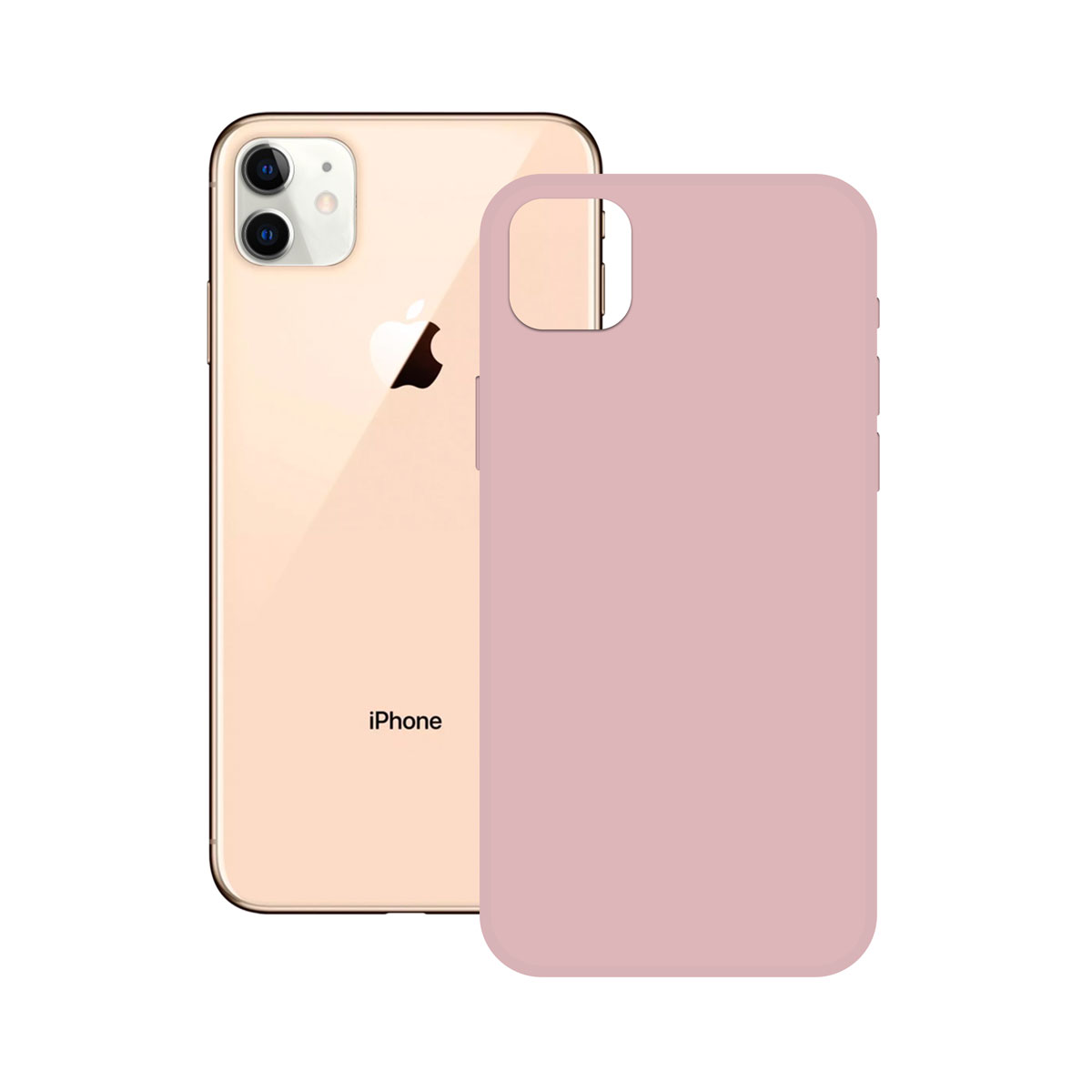 SOFT SILICONE Étui KSIX FOR IPHONE 12 PRO MAX Rose