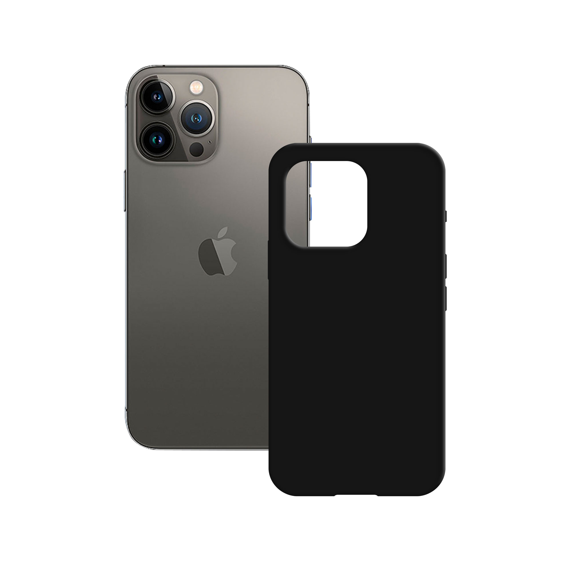 SOFT SILICONE Étui KSIX FOR IPHONE 14 PRO MAX Noir