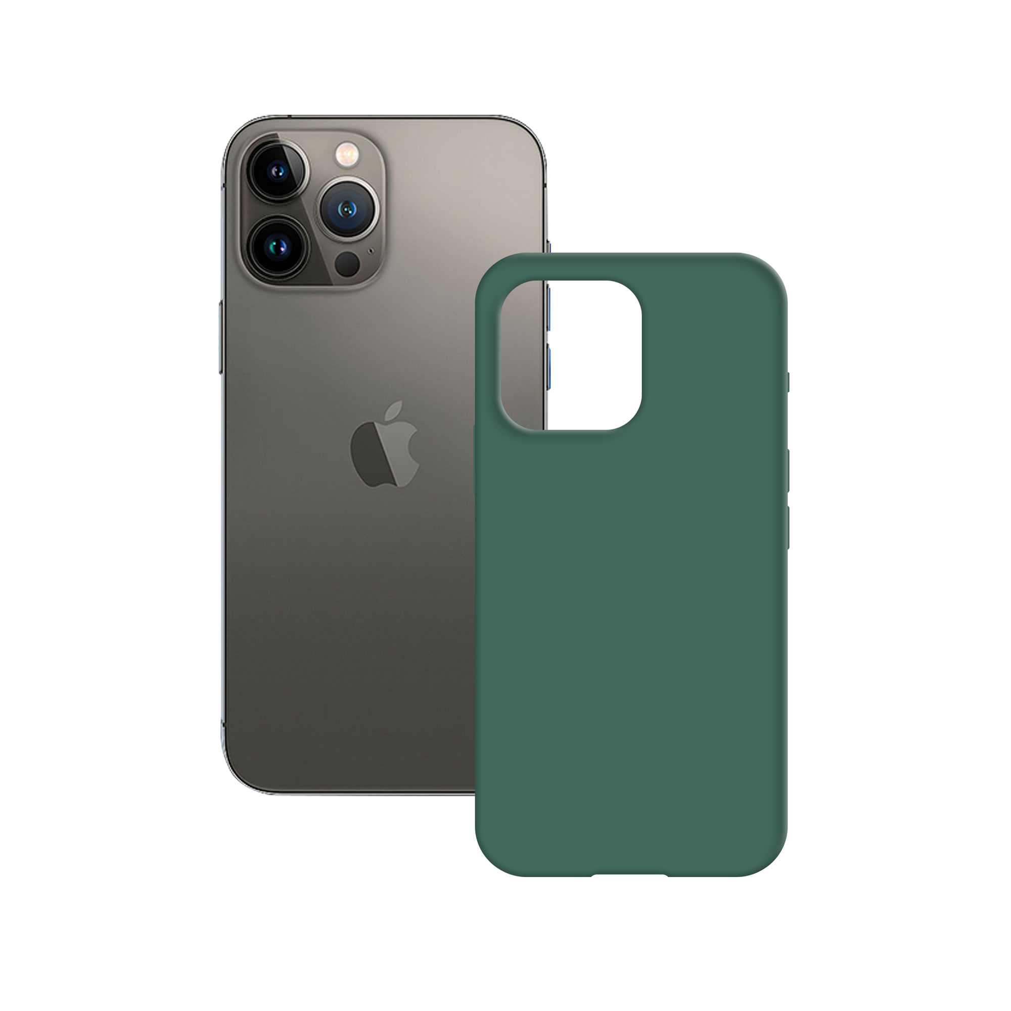 SOFT SILICONE Étui KSIX FOR IPHONE 14 PRO MAX GREEN