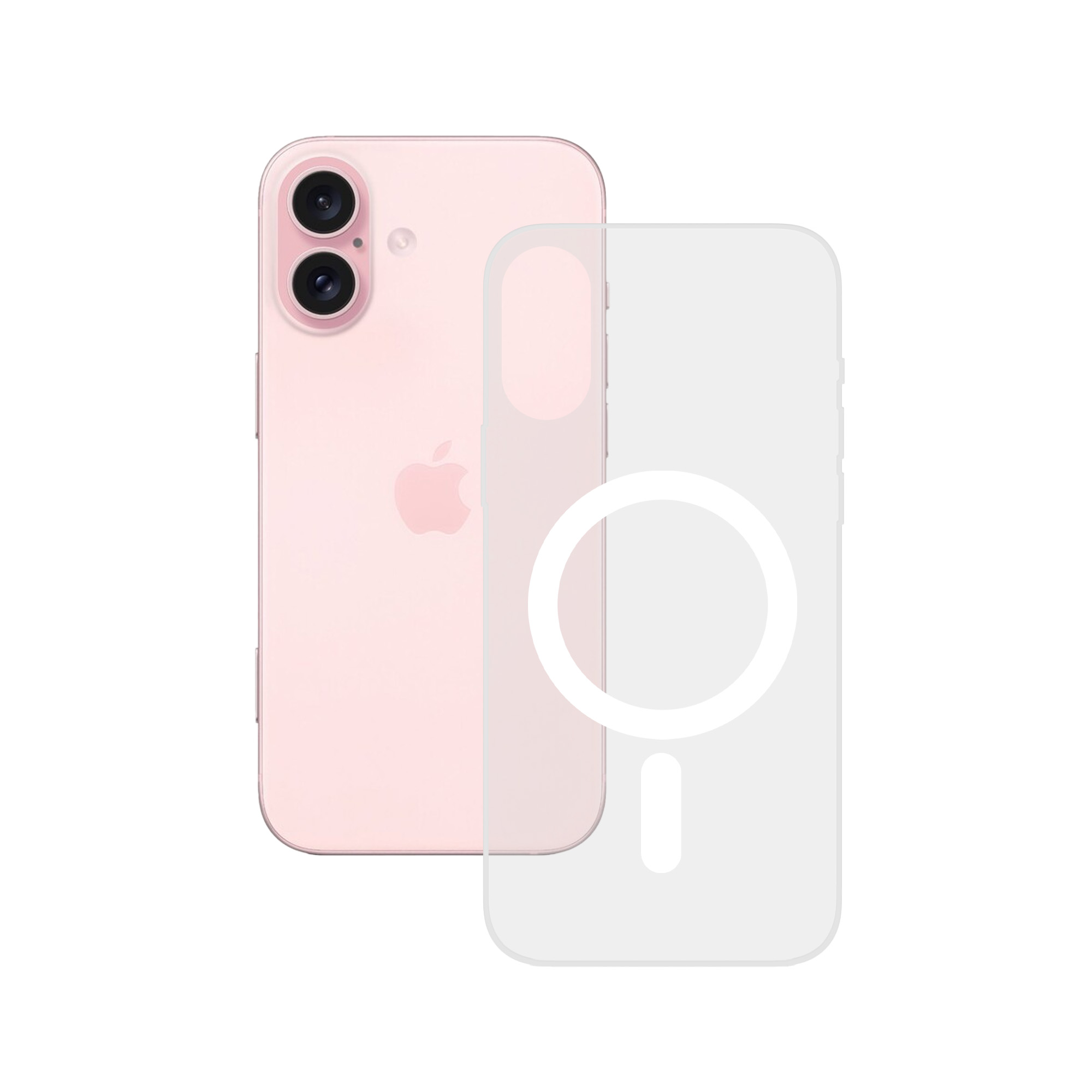 KSIX MAGCHARGE FLEX Étui FOR IPHONE 16 Transparent