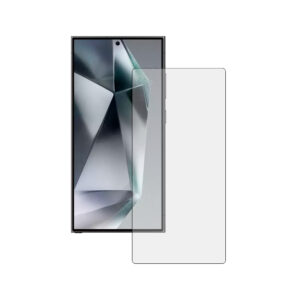 KSIX Verre Trempé pour Samsung Galaxy S24 Ultra 5G Black Border Noir