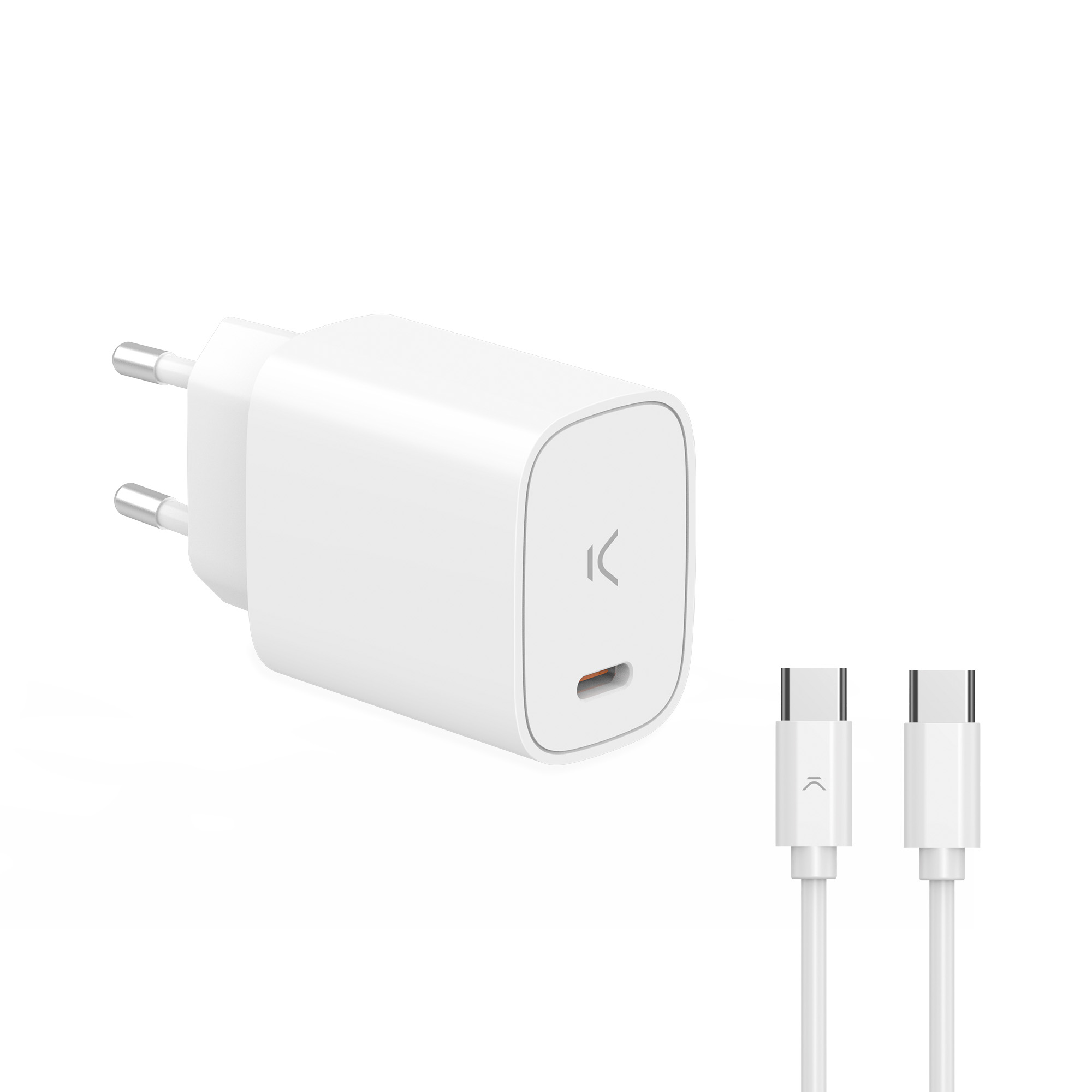 KSIX Chargeur Secteur Blanc