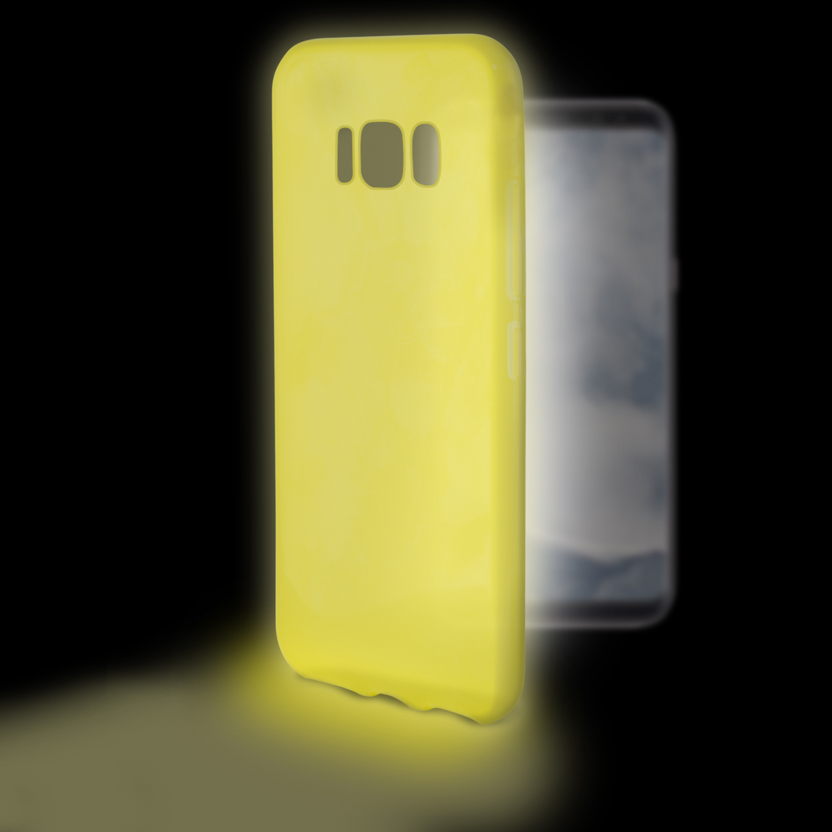 KSIX Coque Flex TPU pour Galaxy S8 Plus Yellow Jaune