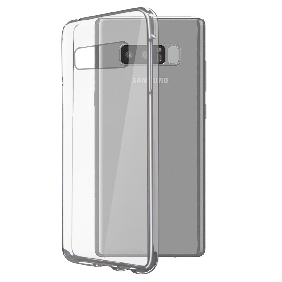 KSIX Coque Flex TPU pour Galaxy Note 8 Transparent