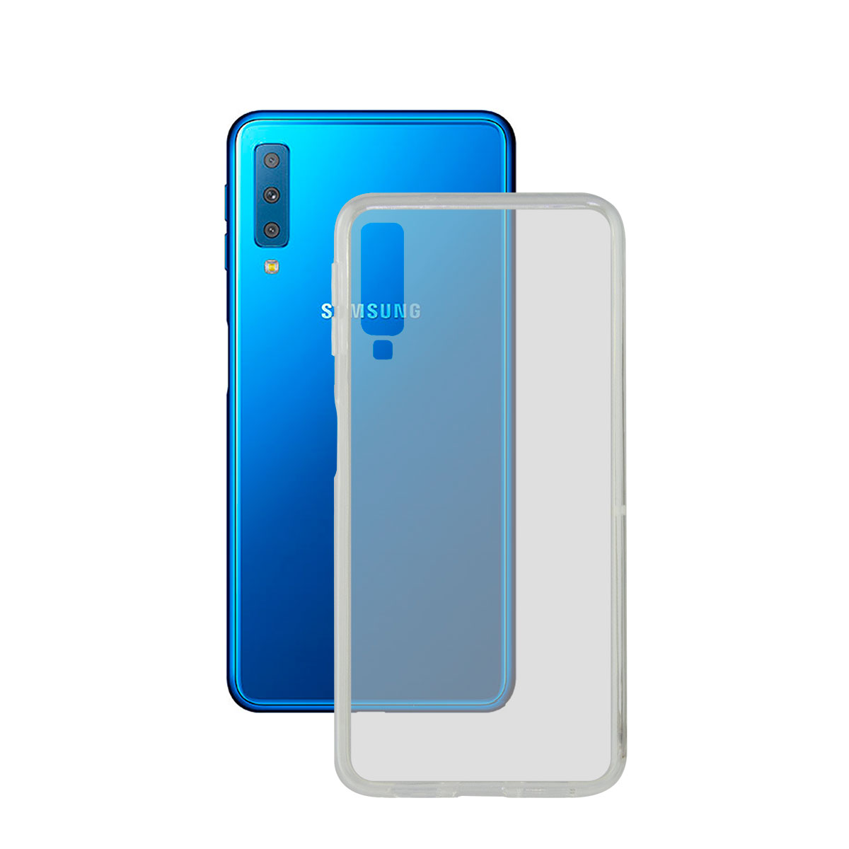 FLEX Étui KSIX TPU FOR GALAXY A7 2018 Transparent