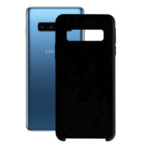 KSIX SOFT SILICONE Étui FOR GALAXY S10 Plus Noir