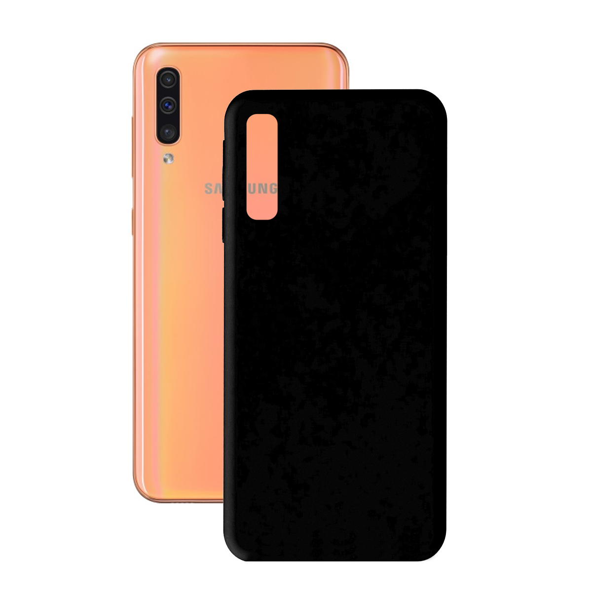 KSIX SOFT Coque FOR GALAXY A70 Noir