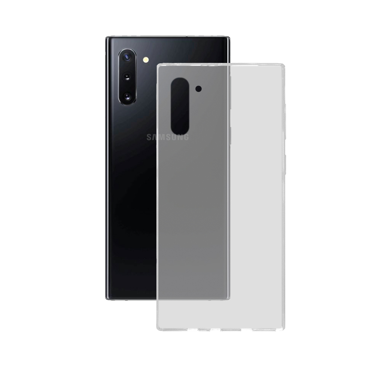 KSIX Coque Flex TPU pour Galaxy Note 10 Transparent