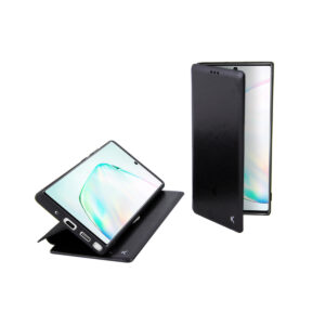 KSIX LITE Folio Étui WITH STANDING FOR GALAXY NOTE 10 Plus Noir