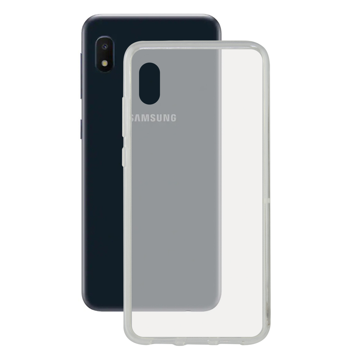 KSIX Coque Flex TPU pour Galaxy A10E Transparent
