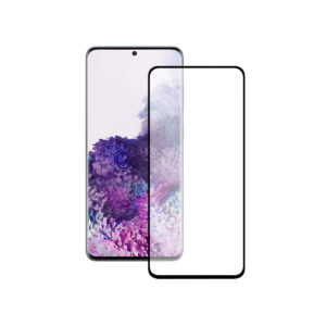 KSIX Verre Trempé pour Galaxy S20 Plus With Black Edge Noir