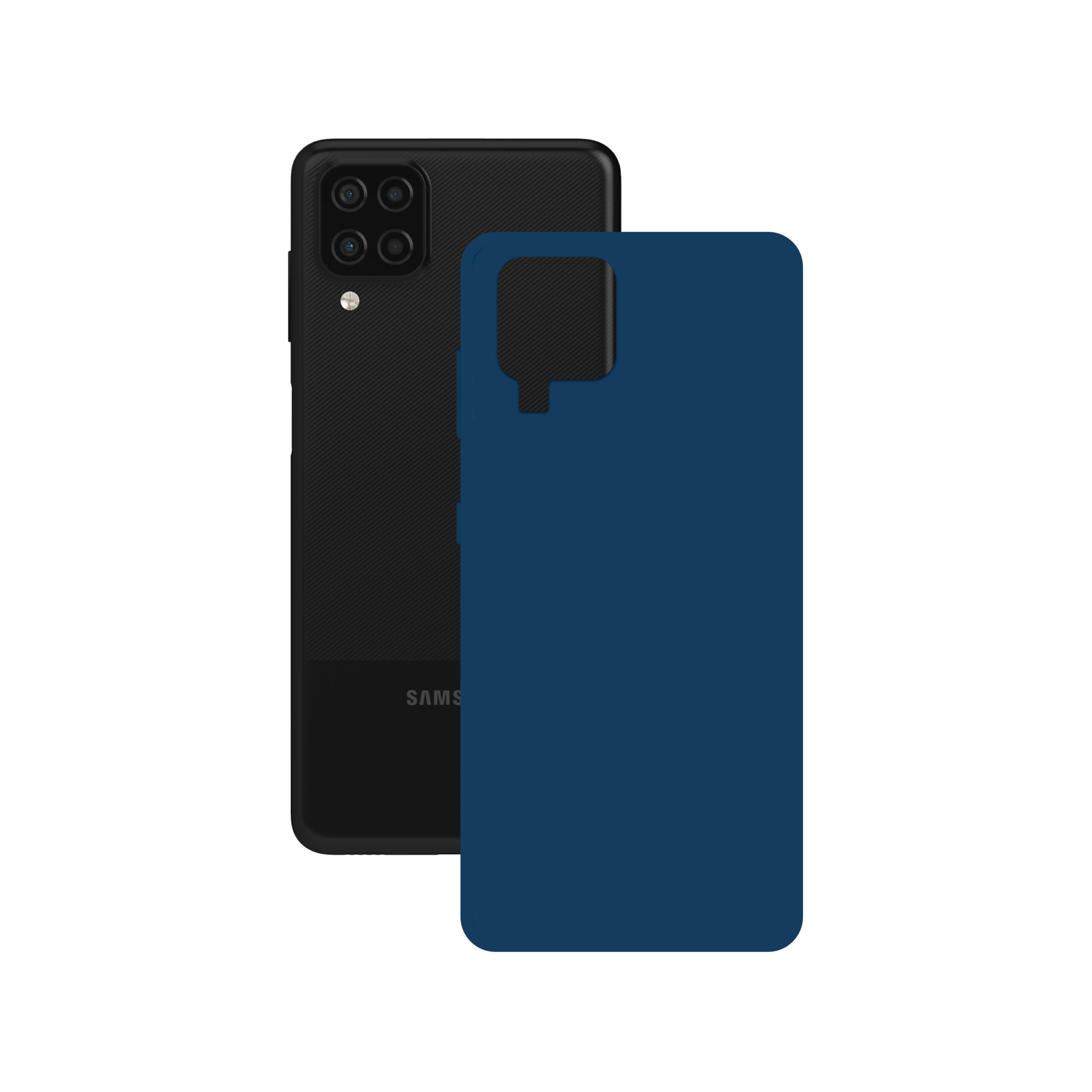 KSIX FLEX TPU Étui FOR SAMSUNG GALAXY A12 Bleu