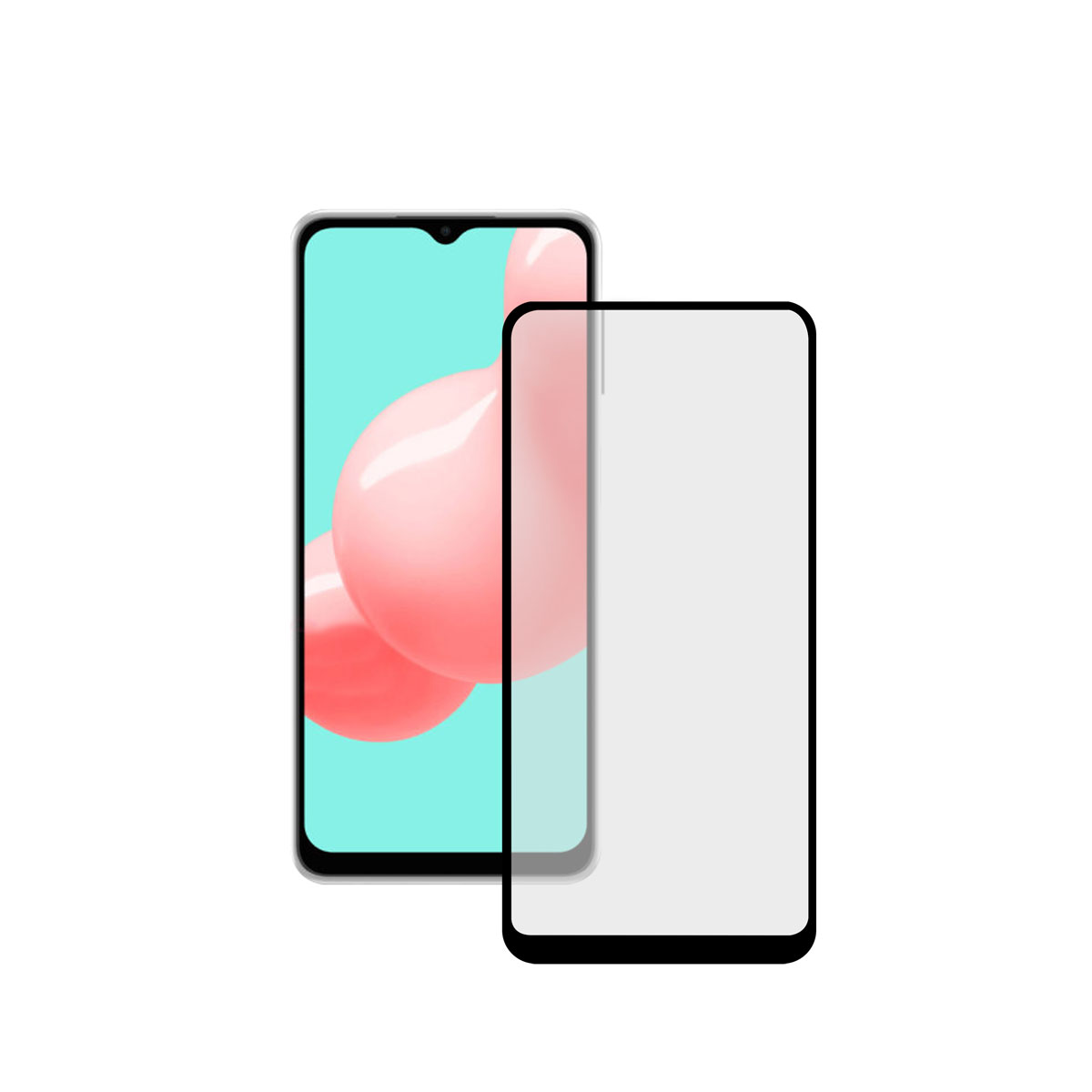 KSIX Verre Trempé pour Galaxy A32 5G 9H Black Edge Noir (1 unités)
