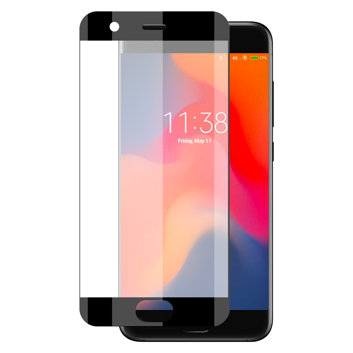 KSIX Verre Trempé pour Xiaomi Mi 6 Black Noir (1 unités)