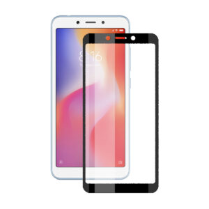 KSIX Verre Trempé pour Xiaomi Redmi 6A / Redmi 6 Black Noir (1 unités)