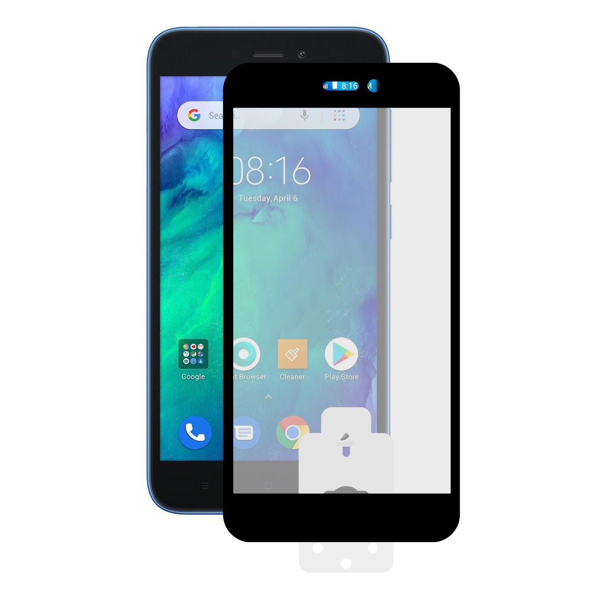 KSIX Verre Trempé pour Xiaomi Redmi Go Black Noir (1 unités)
