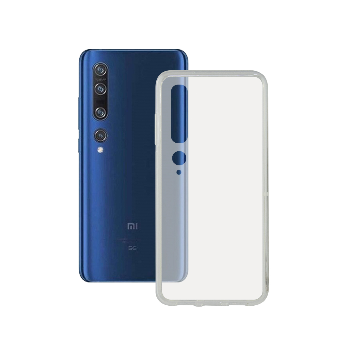 KSIX Coque Flex TPU pour Xiaomi Mi10 Pro Transparent