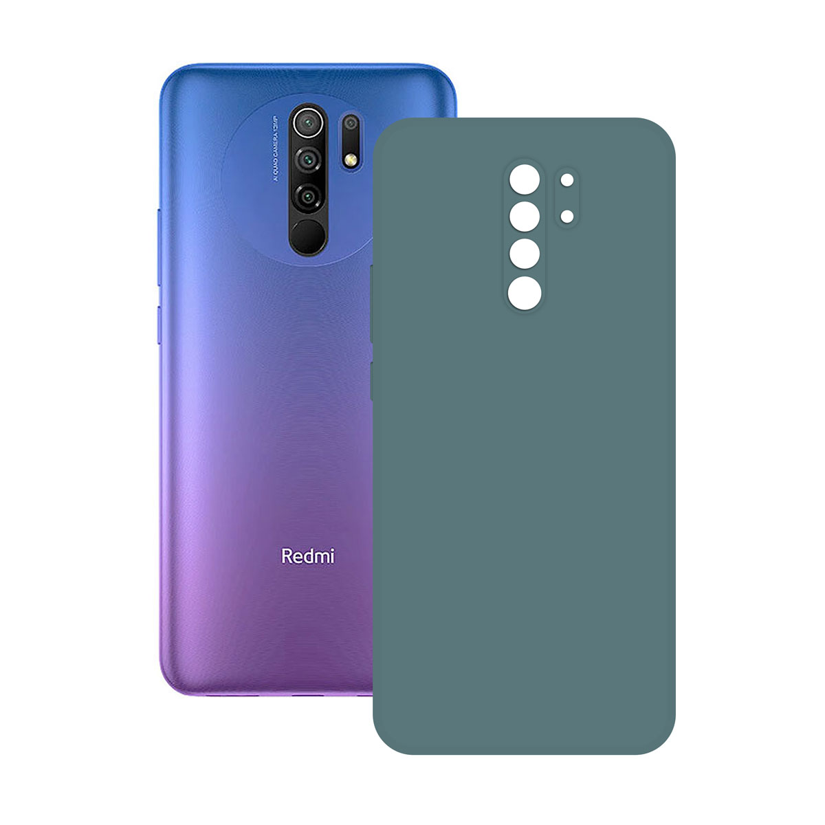 SILK Étui FOR XIAOMI REDMI 9 GREEN