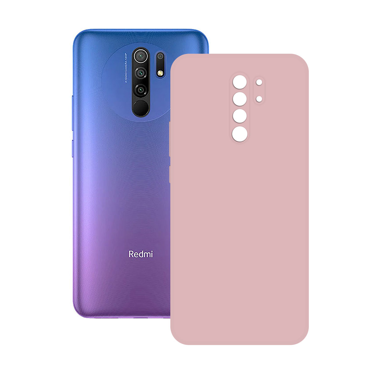 SILK Étui FOR XIAOMI REDMI 9 ROSA