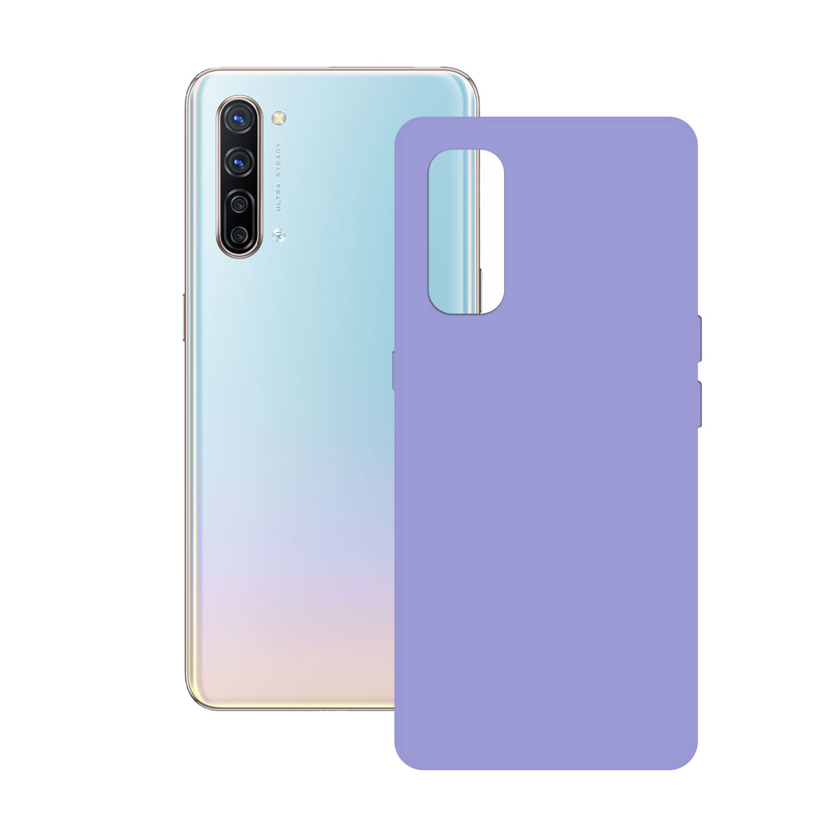 SILK Étui FOR OPPO FIND X2 LITE KSIX LAVENDER