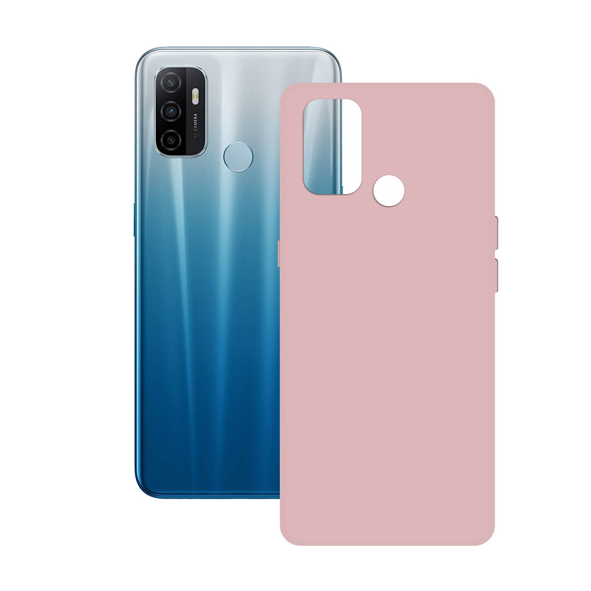 SILK Étui FOR GALAXY OPPO A53S KSIX Rose