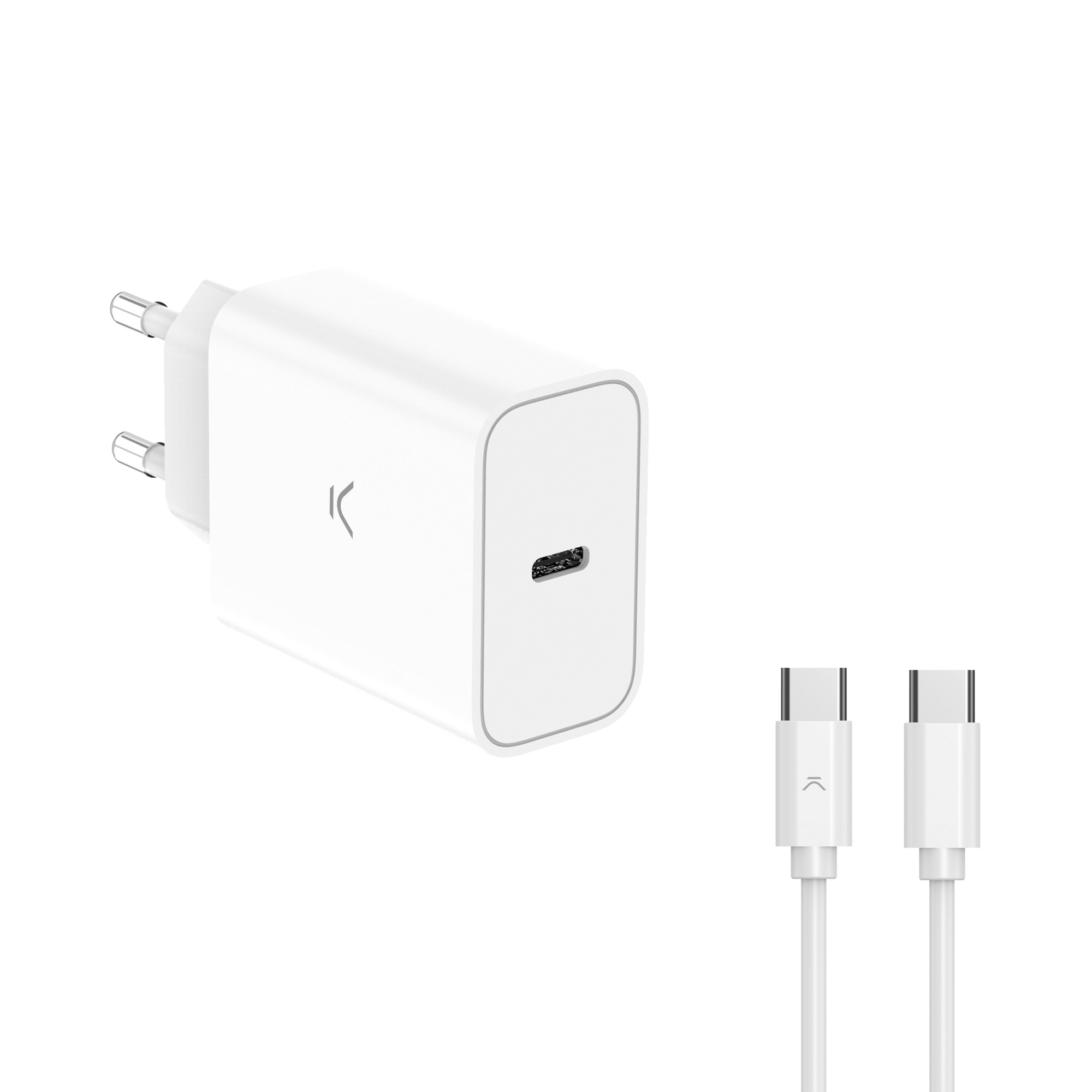 KSIX Chargeur Secteur Blanc