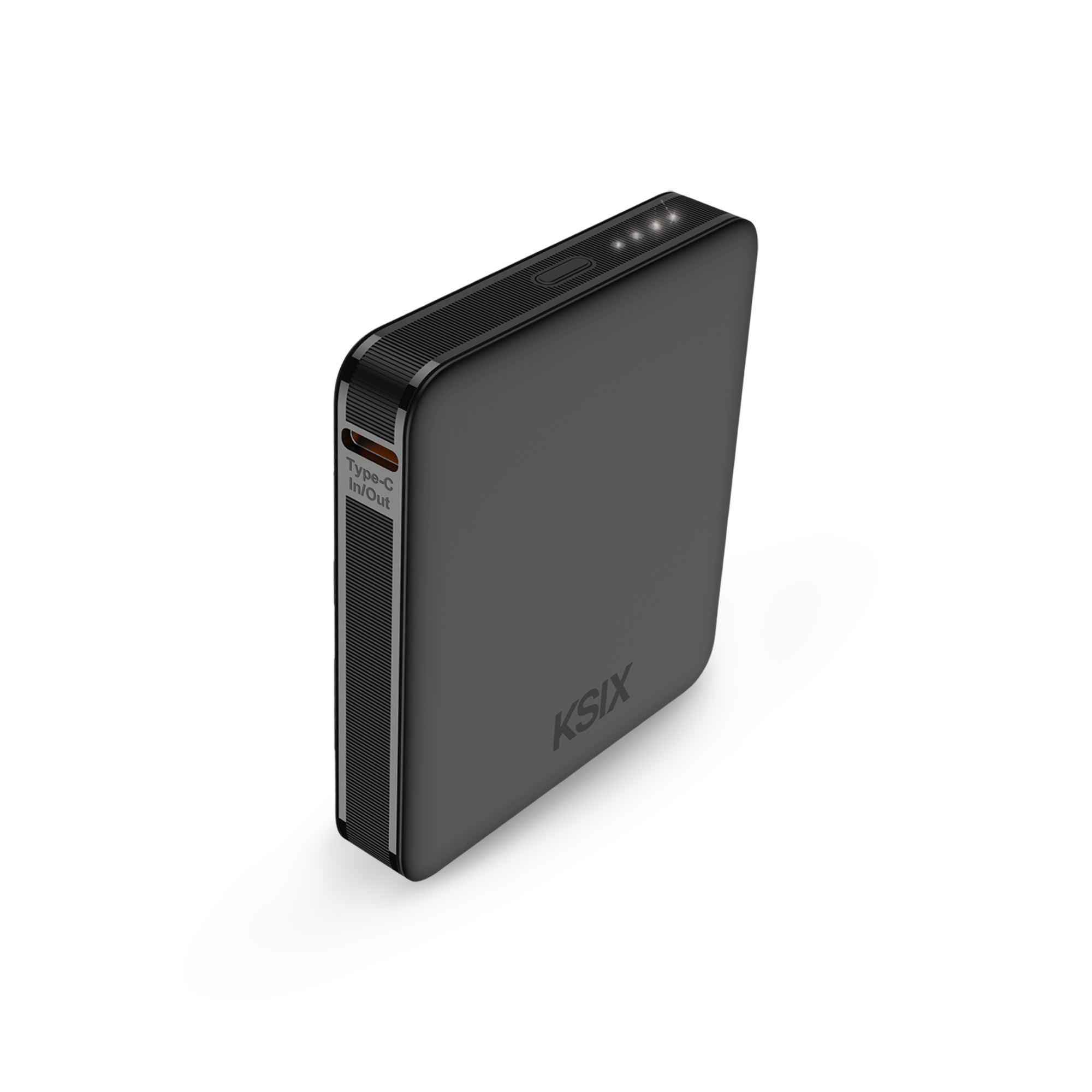 KSIX Câble USB-C vers USB-C Noir
