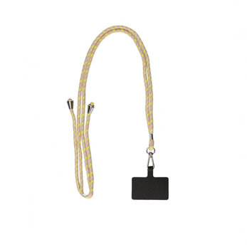 KSIX Universel LANYARD Sangle CARD FOR Smartphone YELLOW
