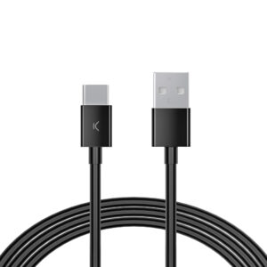 KSIX CHARGE & SYNC Câble USB-A USB-C 2.0 3M Noir