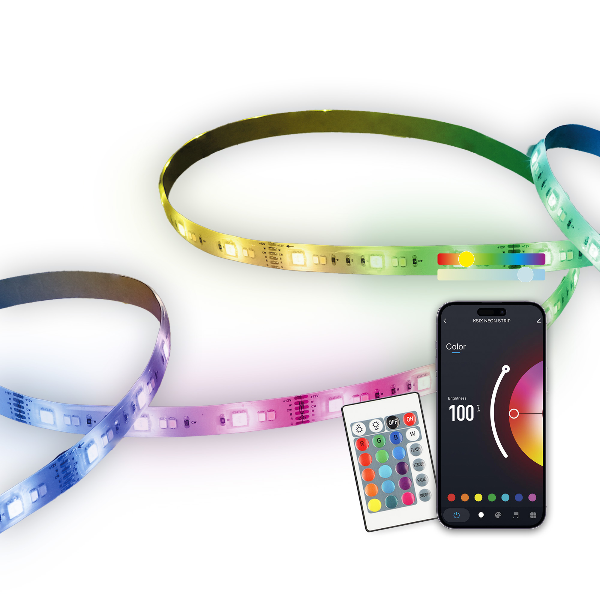 KSIX SMARTLED LED STRIP WIFI RGB CCT 5M
