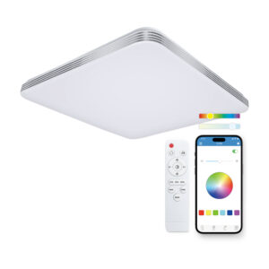 KSIX SMARTLED SQUARE CEILING LIGHT TWILIGHT RGBIC 72W 47,5CM