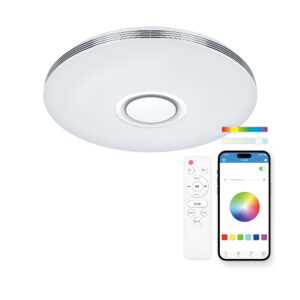 KSIX SMARTLED CEILING LIGHT SPEAKER AURA RGBIC 90W 49CM