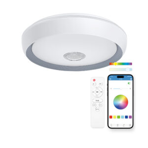 KSIX SMARTLED CEILING LIGHT SPEAKER GLORY RGB 78W 47CM