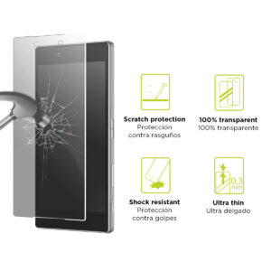 KSIX Verre Trempé pour Lg Extreme 2.5D Protector 9H For Lg Q7 Black Noir (1 unités)