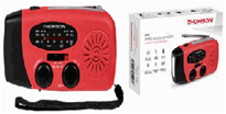 EMERGENCY HAND CRANK RADIO - AM/FM Radio - THOMSON RT260R