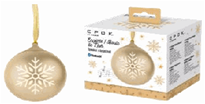 Boule de Noël lumineuse avec enceinte - XMASBALLGOLD EPOK