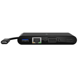 Belkin USB-C Power Delivery up to 100W Multimedia adapter with Ethernet, USB-A 3.0, VGA, and 4K HDMI ports