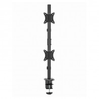 Support de bureau vertical réglable pour 2 écrans, 17"-32"